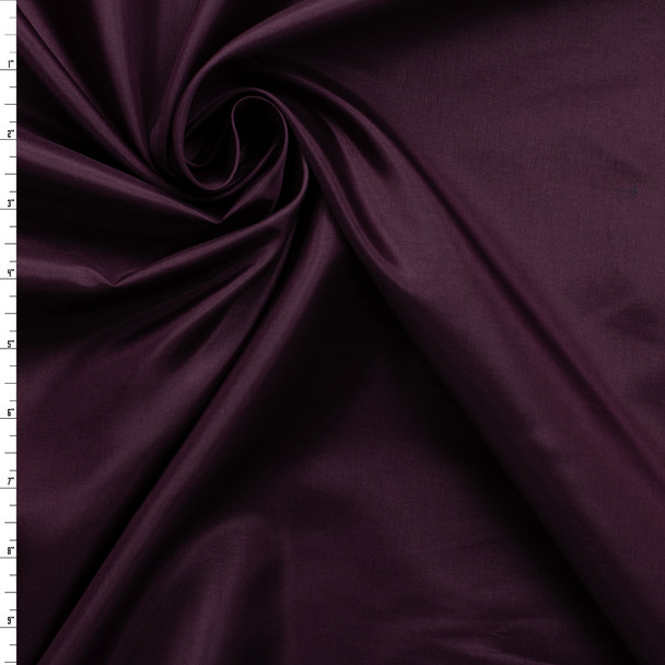 Eggplant Japanese Poly Habotai #31689 Fabric By The Yard