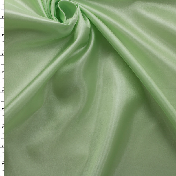 Light Sage Japanese Poly Habotai #31708 Fabric By The Yard