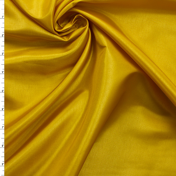 Bright Gold Japanese Poly Habotai #31714 Fabric By The Yard