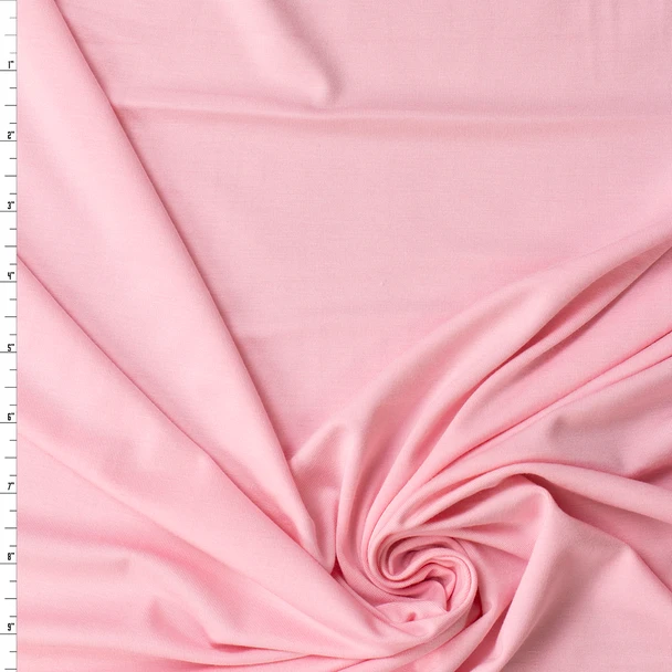 Pink Heavyweight Stretch Rayon/Spandex Jersey #31890 Fabric By The Yard
