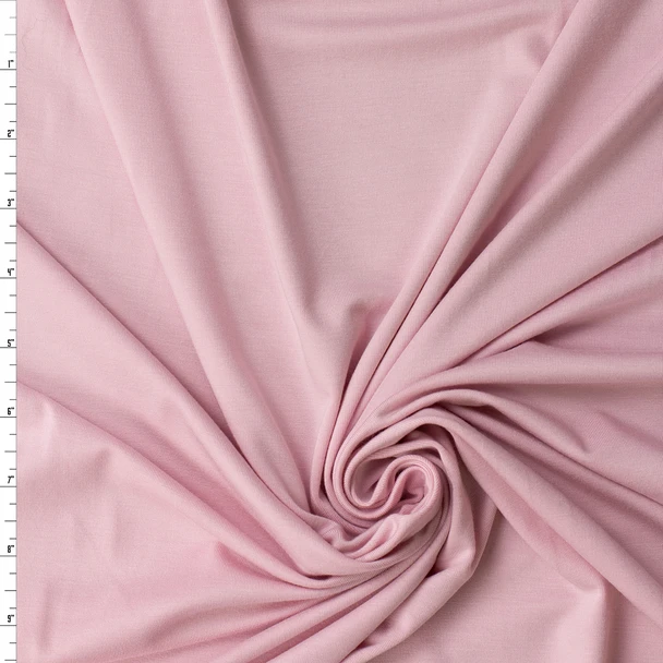 Blush Heavyweight Stretch Rayon/Spandex Jersey #31891 Fabric By The Yard