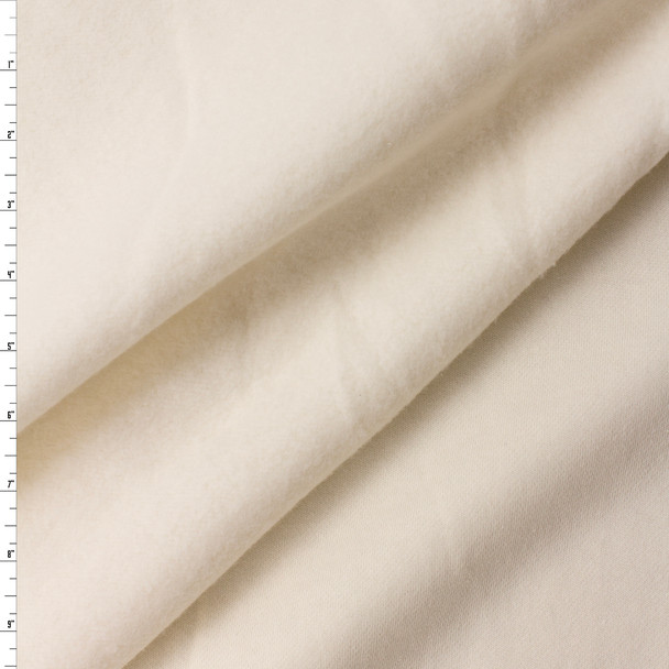 Ivory Heavy Cotton Sweatshirt Fleece #31906 Fabric By The Yard