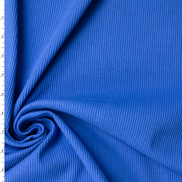 Cobalt Heavyweight Stretch Rib #31913 Fabric By The Yard