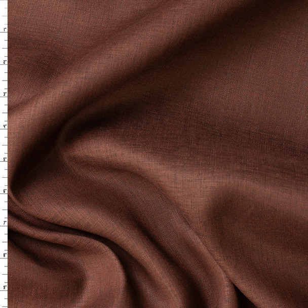 Chocolate Two Tone Designer Linen #31922 Fabric By The Yard