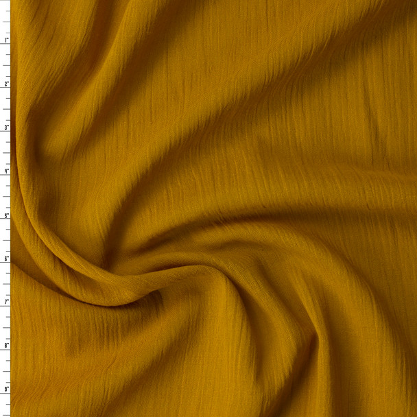 Mustard Cotton Gauze #32084 Fabric By The Yard