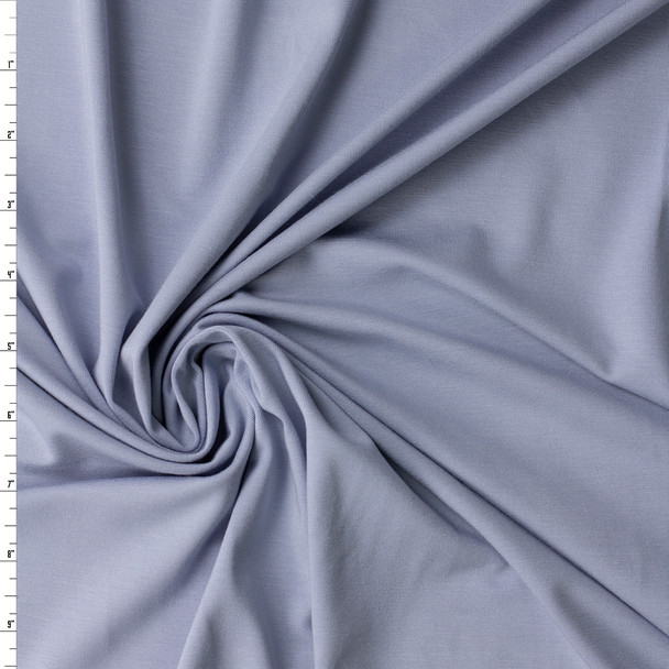 Pale Blue Heavyweight Stretch Rayon/Spandex Jersey #32090 Fabric By The Yard