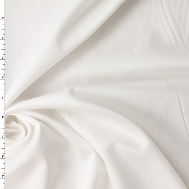 White Lightweight Cotton Twill #32101 Fabric By The Yard