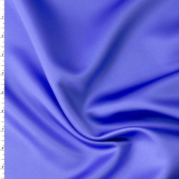 Periwinkle Polyester Peau De Soie #32143 Fabric By The Yard