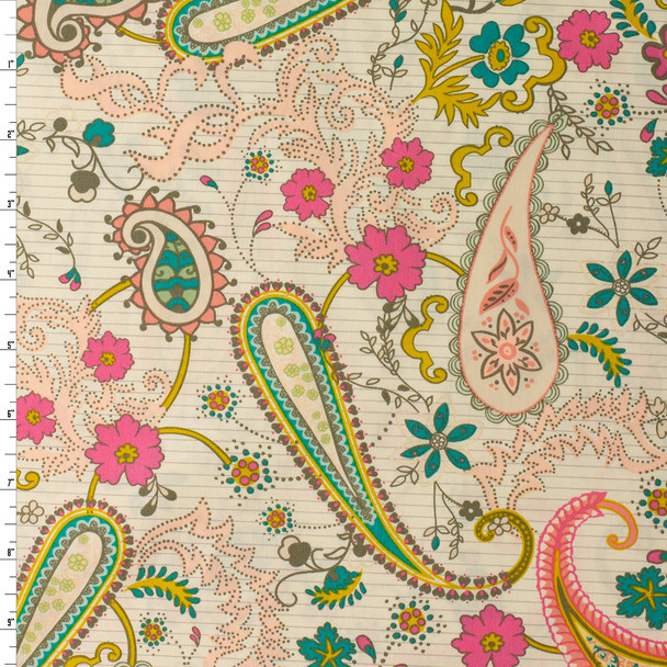 Nuncia — NUC-21982 — Paisleys Forever Rosa Cotton Poplin from Art Gallery Fabrics #32216 Fabric By The Yard