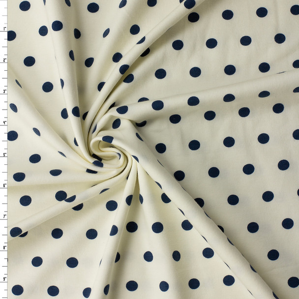 Spotted Bubbles Night Stretch Cotton Jersey Knit from Art Gallery Fabrics #32305 Fabric By The Yard