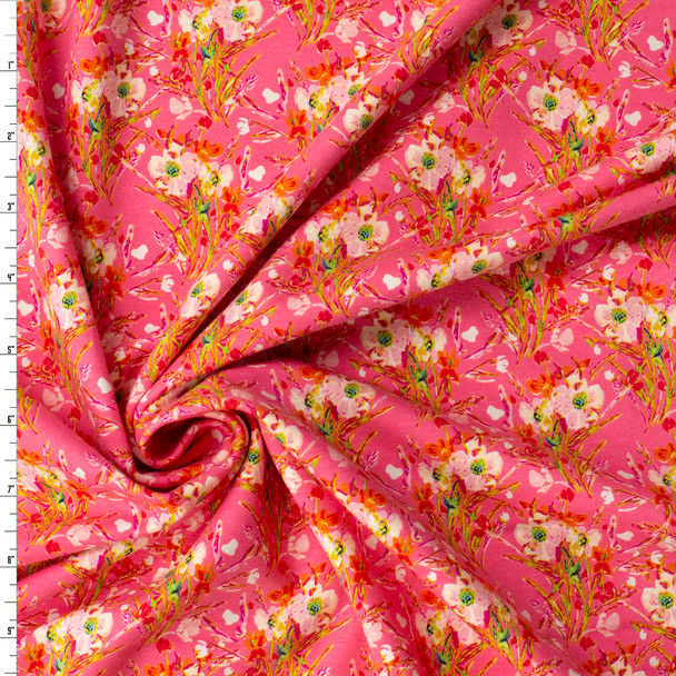Rosette Square Stretch Cotton Jersey Knit from Art Gallery Fabrics #32317 Fabric By The Yard