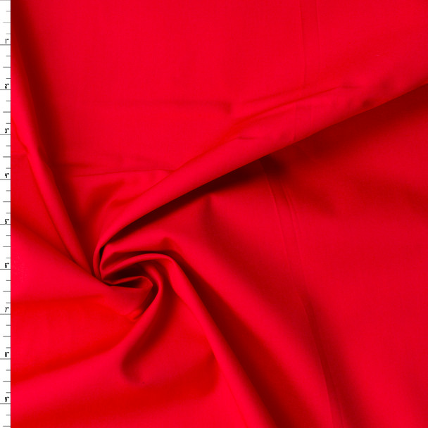 Undeniably Red Pure Solids Cotton Poplin from Art Gallery Fabrics #32344 Fabric By The Yard