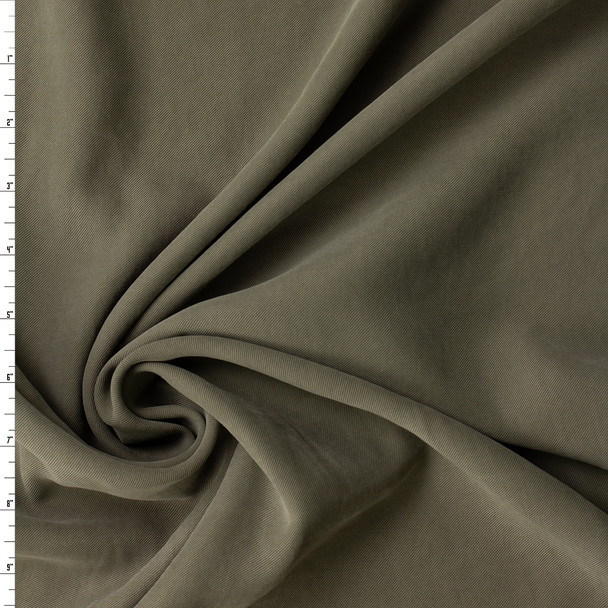 Olive Tencel Twill #32370 Fabric By The Yard