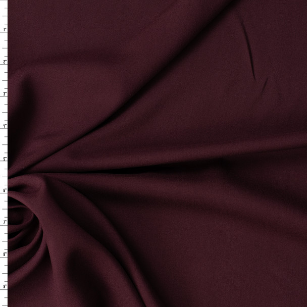 Oxblood Rayon Challis #32386 Fabric By The Yard