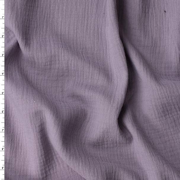 Dusty Lilac Cotton Double Gauze #32406 Fabric By The Yard