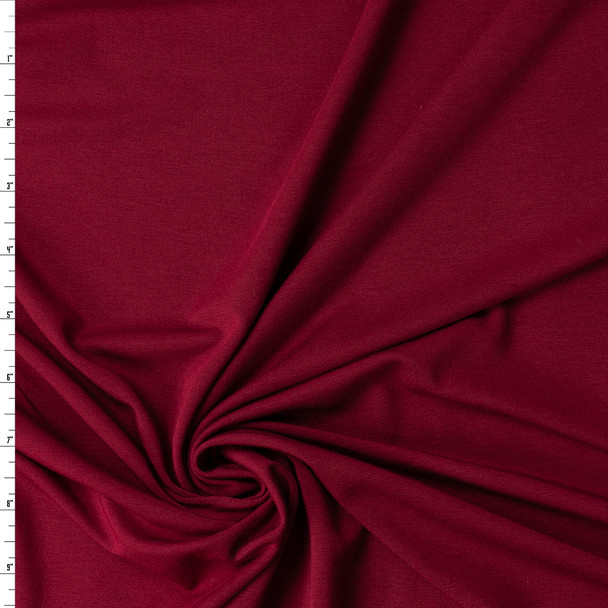 Burgundy Modal/Spandex Jersey Knit #32418 Fabric By The Yard