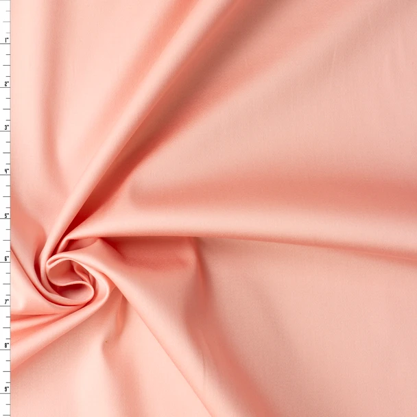 Pink Stretch Cotton Sateen #32538 Fabric By The Yard