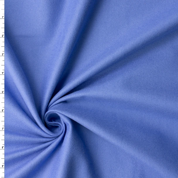 Light Blue Heavyweight Italian Cotton Flannel #32665 Fabric By The Yard