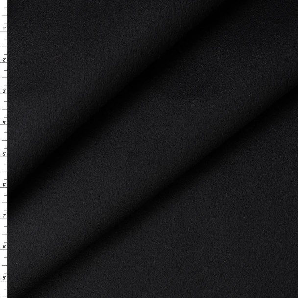 Black Wool Cashmere Coating from Piacenza #32773 Fabric By The Yard