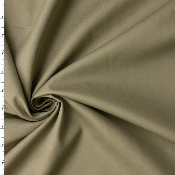 Khaki Cotton Twill #32850 Fabric By The Yard