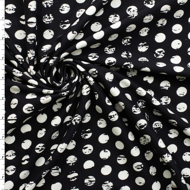Dotted Boulevard Stretch Cotton Jersey Knit from Art Gallery Fabrics #32886 Fabric By The Yard