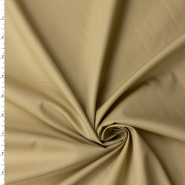 Khaki Superluxe Japanese Cotton Poplin from Robert Kaufman #33062 Fabric By The Yard
