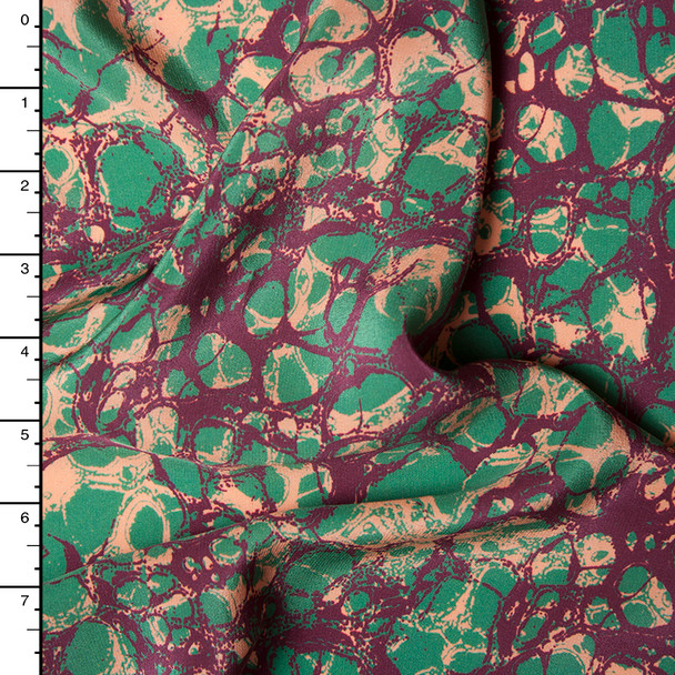 Designer Silk Crepe De Chine Print #15934