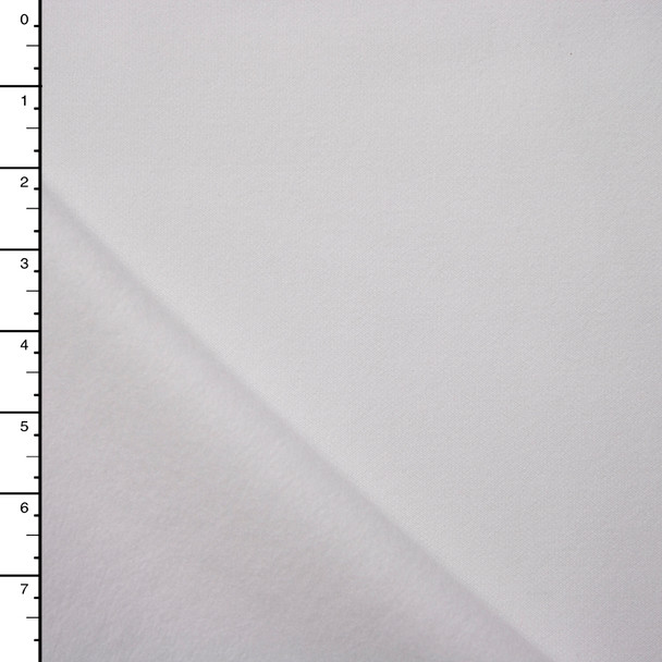 Heavyweight White Sweatshirt Fleece