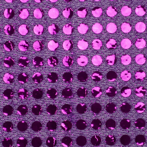 Purple Big Dot Sequin Fabric