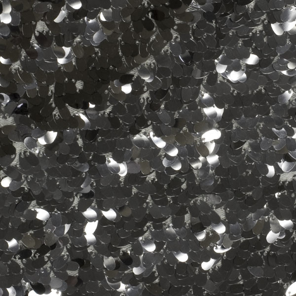 Gunmetal Dangle Sequin Fabric