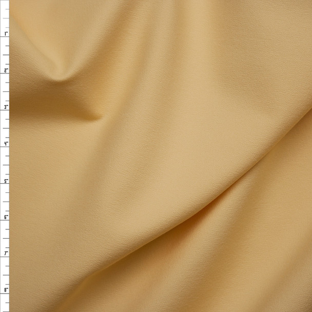 Butter Yellow Midweight Stretch Rayon Crepe-like Twill Suiting from ‘Ralph Lauren’ Fabric By The Yard