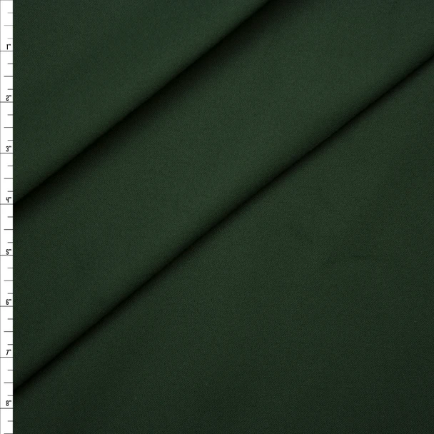 Forest Green Stretch Brushed Midweight Twill from ‘Ralph Lauren’ Fabric By The Yard