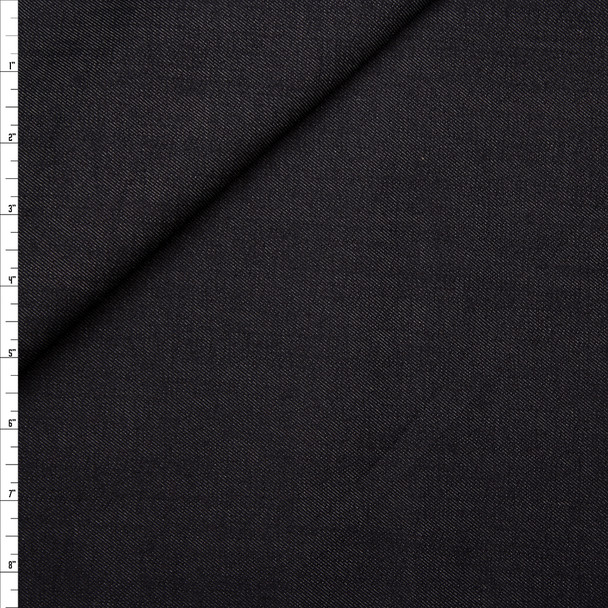 Soft Designer 8oz Dark Indigo Stretch Denim Fabric By The Yard