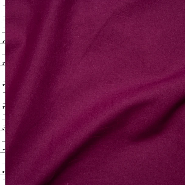 Plum Cotton Lawn Fabric By The Yard