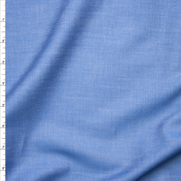 Light Blue Lightweight Tencel Denim Fabric By The Yard