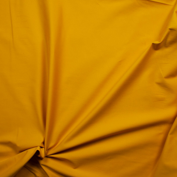 Cali Fabrics Mustard Yellow Brushed Midweight Cotton Twill Fabric by