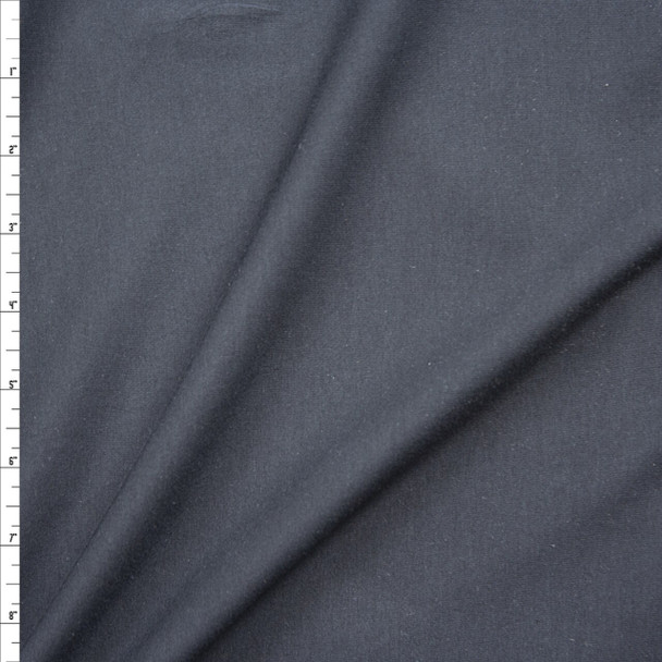 Charcoal Grey 4-way Stretch Midweight Cotton/Spandex Jersey Knit Fabric By The Yard