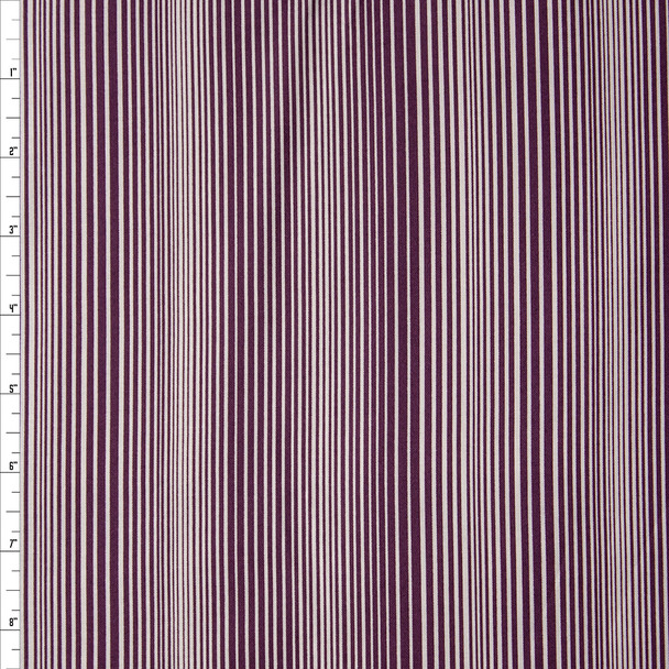 Plum Linea by Alexander Henry Quilter's Cotton Print Fabric By The Yard