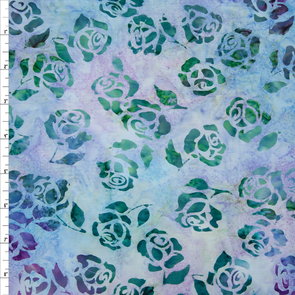 Rosette Lavender Batik by Robert Kaufman Quilter’s Cotton Fabric By The Yard