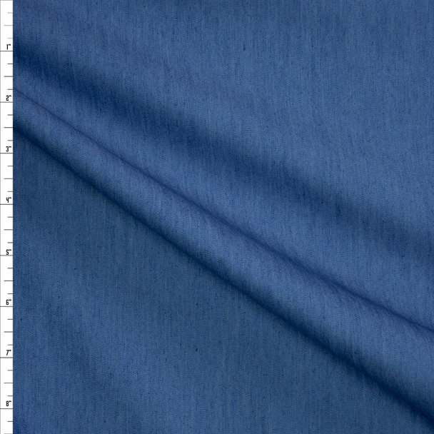 Medium Blue Lightweight Rayon Denim