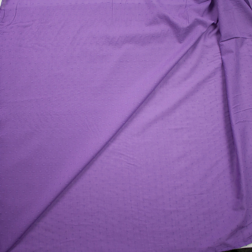 Cali Fabrics Sky Blue Swiss Dot Cotton Lawn Fabric by the Yard