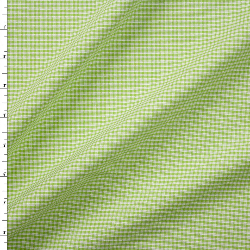Cali Fabrics Lime Green Cotton Lawn Fabric by the Yard