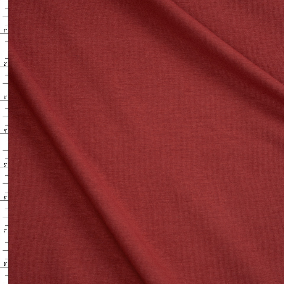 Cali Fabrics Mustard Midweight Stretch Rayon Jersey Fabric by the Yard