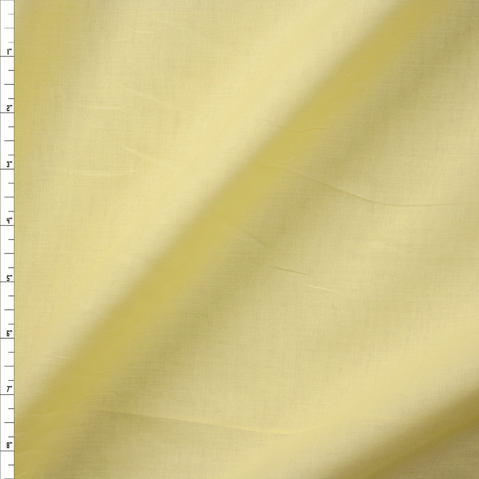 Cali Fabrics Lime Green Cotton Lawn Fabric by the Yard