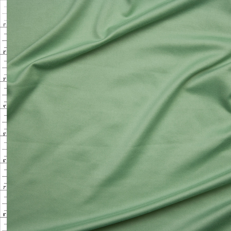 Cali Fabrics Aqua Double Brushed Poly Spandex Knit Fabric by the Yard
