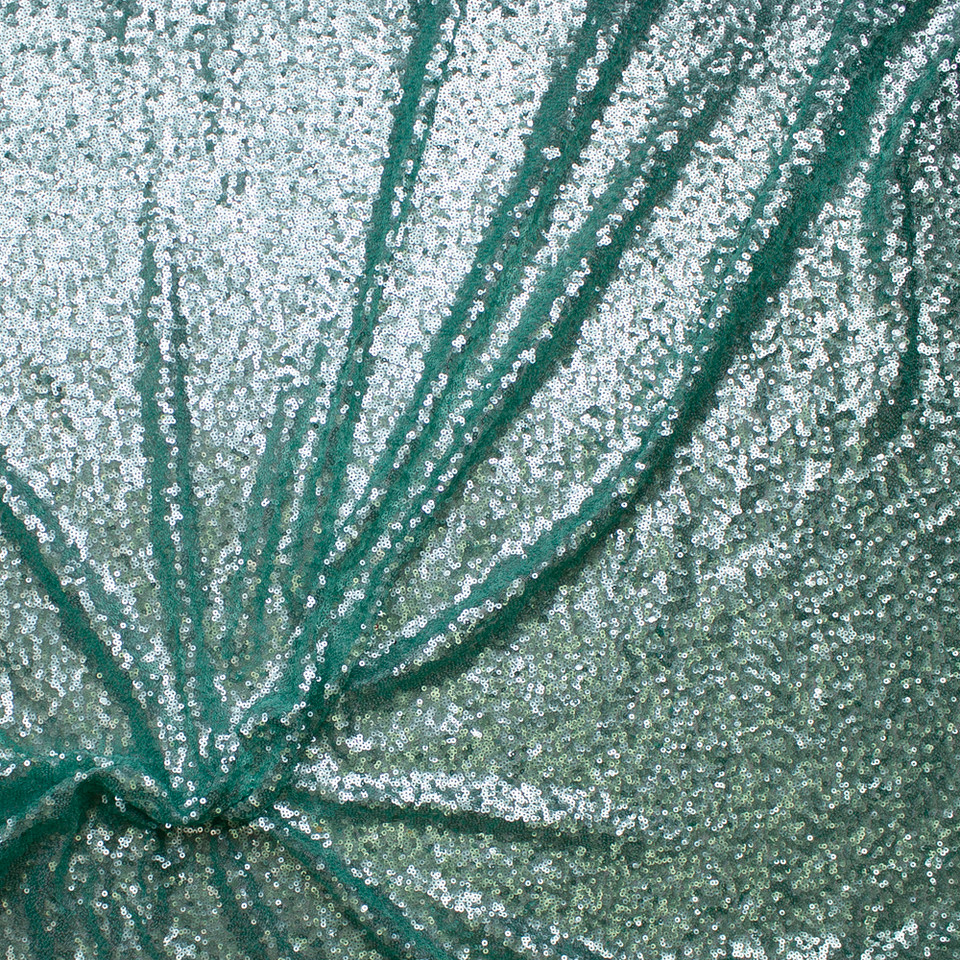 Cali Fabrics Matte Silver Micro Sequin Fabric