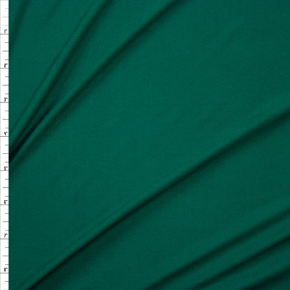 Cali Fabrics Sage Green Double Brushed Poly Spandex Knit Fabric by the Yard