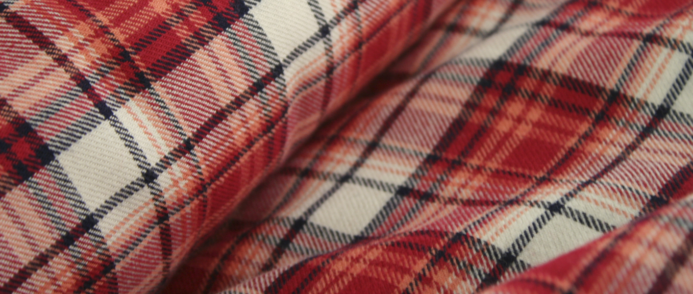 Cali Fabrics Slate and White Buffalo Plaid Heavyweight Flannel Fabric by  the Yard