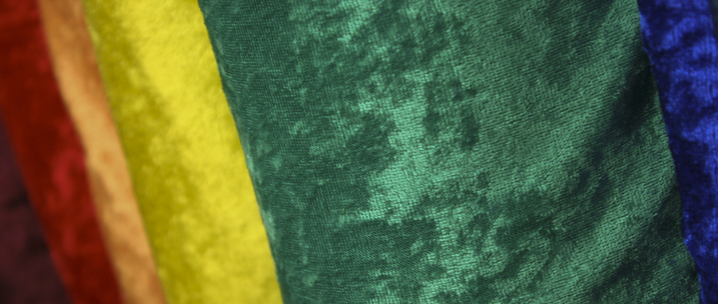 Cali Fabrics Iridescent Blues and Greens on Purple Mystique Nylon/Spandex  Fabric by the Yard