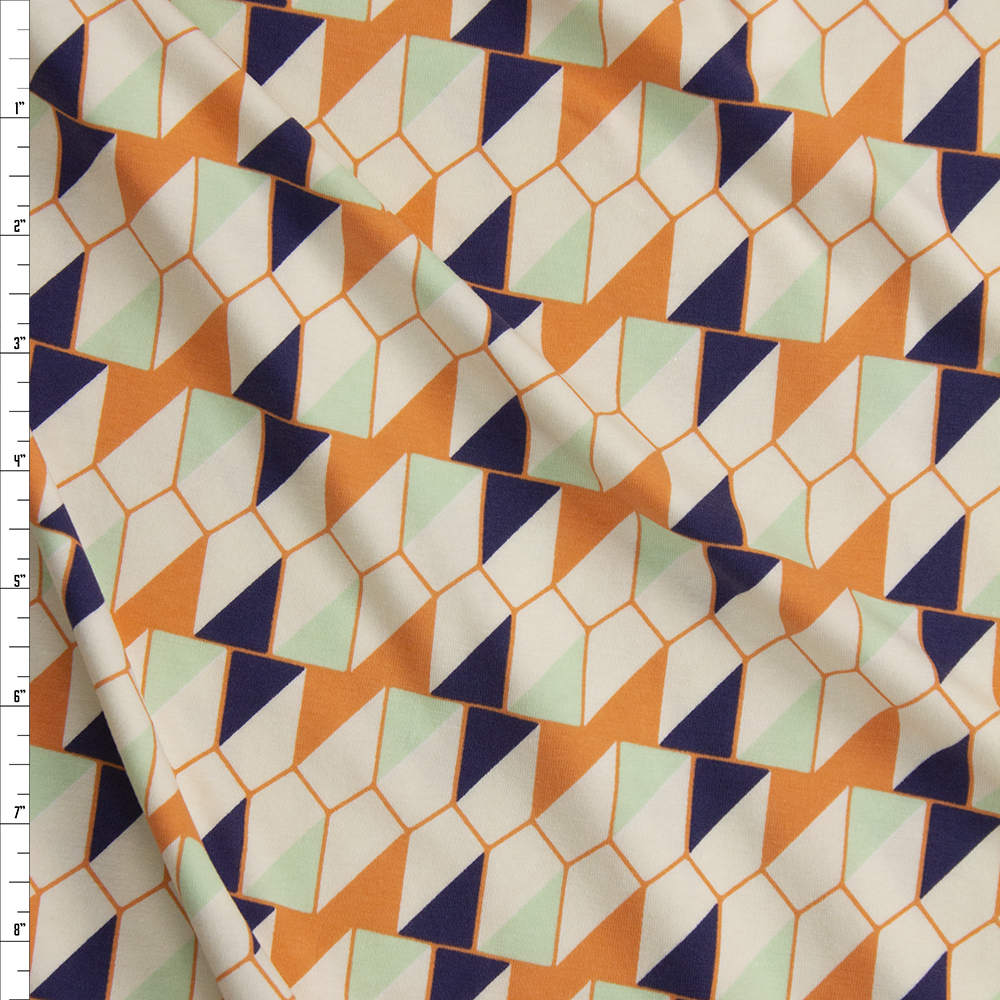 Seed Packet Shadow Cotton/Spandex Knit From ‘Art Gallery Fabrics’ Fabric By The Yard